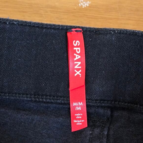 Spanx Women's Black Skinny Jeans 20278R M / 6-8 Stretch Fitted - Picture 5 of 12